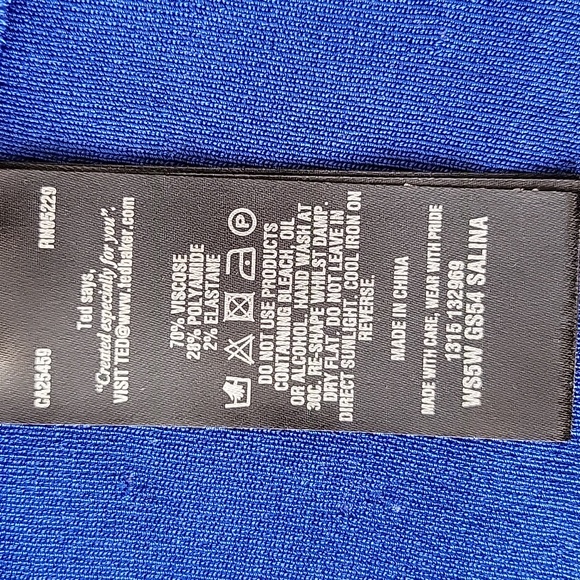 Ted Baker Women's Salina A-Line Mini Skirt in Blue- Size XS- New! - Picture 4 of 11